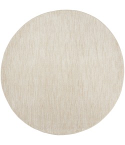 Nourison Essentials - Nre01 Ivory Beige Area Rug 10 ft. X Round