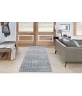 Nourison Astra Machine Washable Blue ASW10 2 ft. X 6 ft. Rectangle Rug