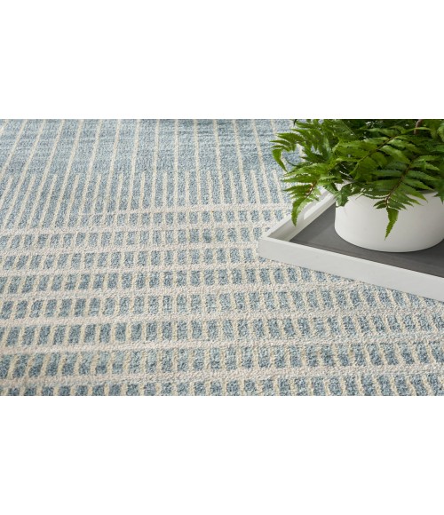 Nourison Astra Machine Washable Blue ASW03 4 ft. X 6 ft. Rectangle Rug