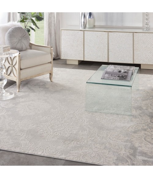 Nourison ELATION Area Rug Nourison Elation Area Rug ETN03-Ivory Grey