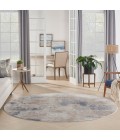 Nourison Rustic Textures Area Rug RUS02 Beige/Grey 5'3" Round