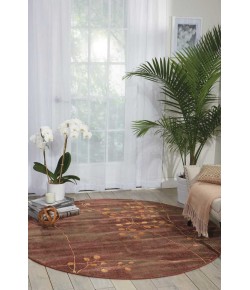 Nourison Home Somerset Multicolor ST74 3 ft. 6 in. Round Rug