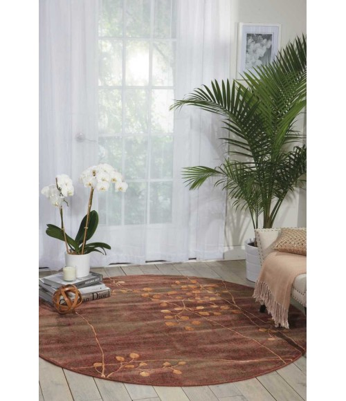 Nourison Home Somerset Multicolor ST74 3 ft. 6 in. Round Rug