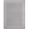 Nourison Essentials - Nre02 Grey Ivory Area Rug 9 ft. X 12 ft. Rectangle