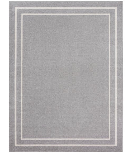 Nourison Nourison Essentials Area Rug Nourison Nourison Essentials Area Rug NRE02 Grey/Ivory