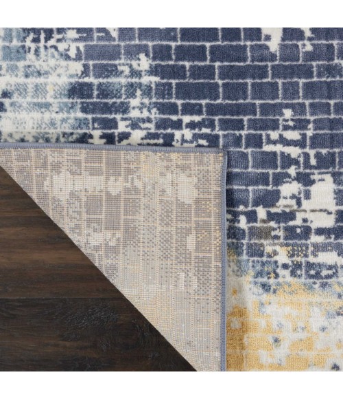 Nourison Urban Decor Area Rug URD05-Ivory/Sky