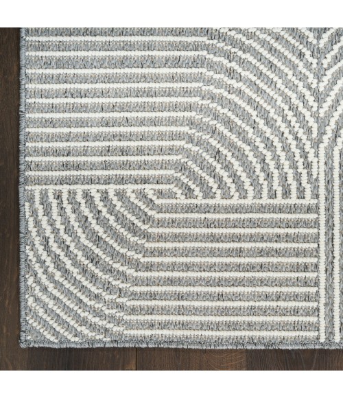 Nourison Natural Texture Charcoal Ivory NTX02 5 ft. X 7 ft. Rect. Rug