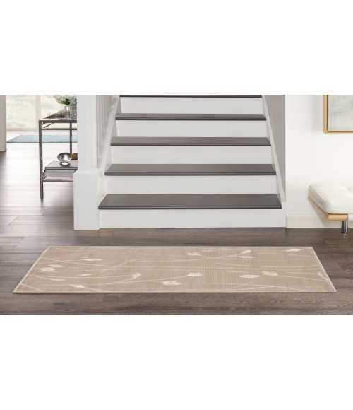 Nourison Grafix Beige GRF15 2 ft. X 4 ft. Rectangle Rug