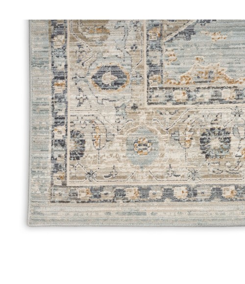 Nourison Lynx Light Blue LNX07 10 ft. Rect. Rug