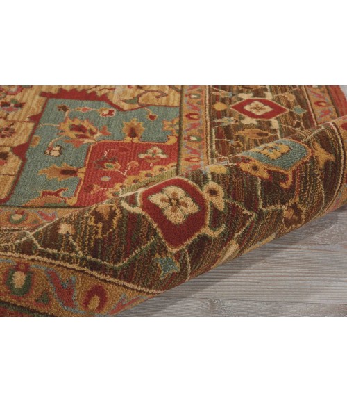 Nourison Living Treasures Area Rug LI01-Rust