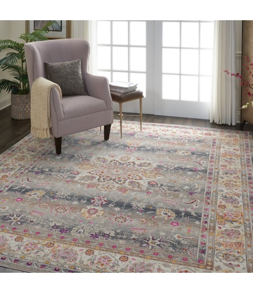 Nourison Vintage Kashan Area Rug VKA01-Grey