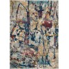 Nourison Fusion - Fss10 Cream Multicolor Area Rug 5 ft. 3 X 7 ft. 3 Rectangle
