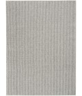 Nourison Natural Texture Ivory Grey NTX01 9 ft. X 12 ft. Rect. Rug