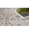 Nourison Astra Machine Washable Ivory Blue ASW16 7 ft. 10 in. X 10 ft. Rectangle Rug