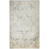 Nourison Astra Machine Washable Light Blue ASW12 7 ft. 10 in. X 10 ft. Rectangle Rug