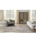Nourison Astra Machine Washable Gold Grey ASW16 4 ft. X 6 ft. Rectangle Rug