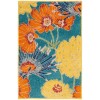 Nourison Allur - Alr06 Turquoise/Multicolor Area Rug 2 ft. X 3 ft. Rectangle