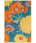 Nourison Allur Area Rug ALR06-Turquoise Multicolor