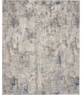 Nourison Royal Terrace White Blue KI42 8 ft. X 10 ft. Rect. Rug