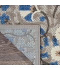 Nourison Aloha Area Rug ALH20 Grey/Multi 5'3" x 7'5"