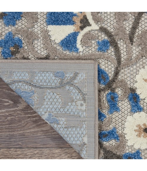 Nourison Aloha Area Rug ALH20 Grey/Multi 5'3" x 7'5"