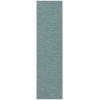 Nourison Washable Solutions 2ft. 2in. x 8ft. Aqua Modern Rug