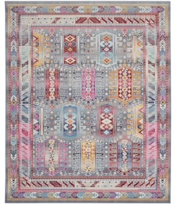 Nourison Vintage Kashan - Vka06 Grey Multicolor Area Rug 7 ft. 10 X 9 ft. 10 Rectangle