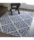 Nourison Grafix Area Rug GRF06-White/Blue