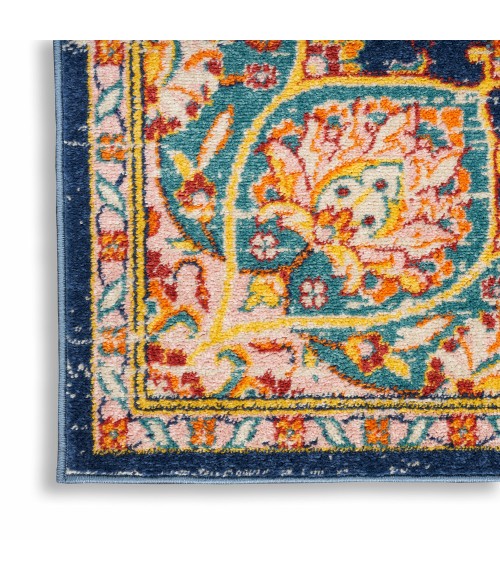 Nourison Passion Area Rug PSN22 Navy Multicolor