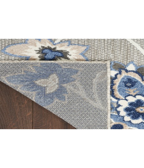 Nourison Aloha Blue Grey ALH31 2 ft. 8 in. X 4 ft. Rectangle Rug