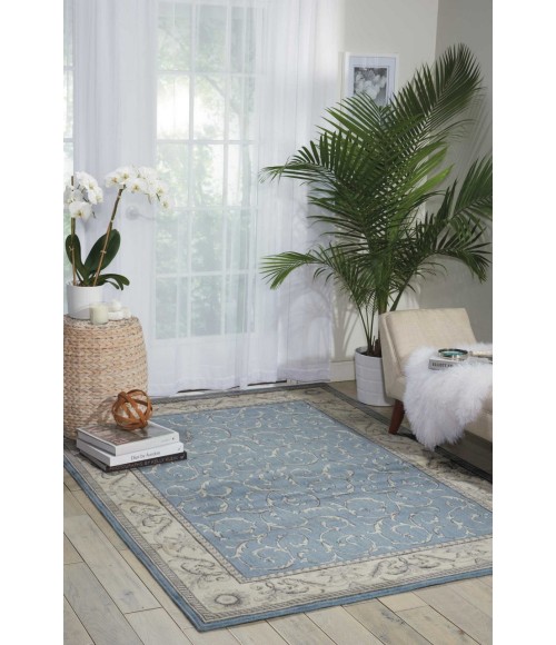 Nourison Somerset Area Rug ST02-Light Blue