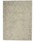 Nourison Vail Ivory Grey Teal VAI04 3 ft. 9 in. X 5 ft. 9 in. Rect. Rug