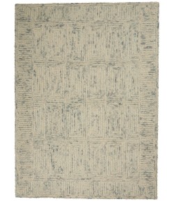 Nourison Vail Ivory Grey Teal VAI04 3 ft. 9 in. X 5 ft. 9 in. Rect. Rug