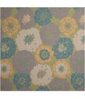 Nourison HOME & GARDEN Area Rug Nourison Home & Garden Square Area Rug RS021-Green