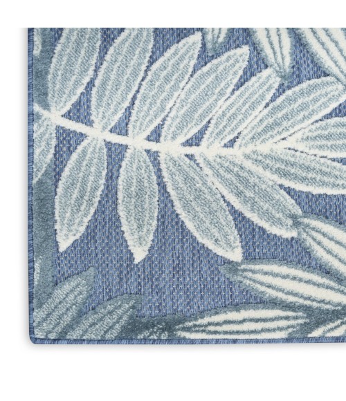 Nourison Aloha Blue ALH18 7 ft. 10 in. X 10 ft. 6 in. Rect. Rug
