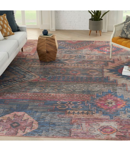 Nourison Machine Washable Series 1 Multicolor SR106 9 ft. X 12 ft. Rect. Rug