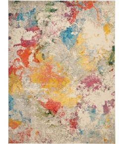 Nourison Celestial - Ces12 Ivory Multicolor Area Rug 10 ft. X 14 ft. Rectangle