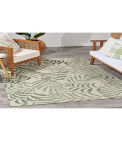 Nourison Garden Oasis Ivory Green GOA01 4 ft. X 6 ft. Rectangle Rug