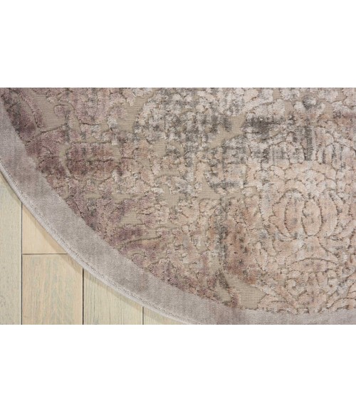 Nourison Graphic Illusions Round Area Rug GIL09-Grey