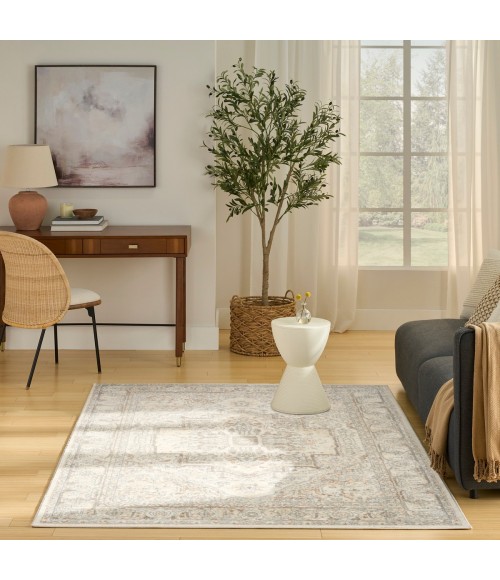 Nourison Quarry Beige QUA18 4 ft. X 6 ft. Rect. Rug