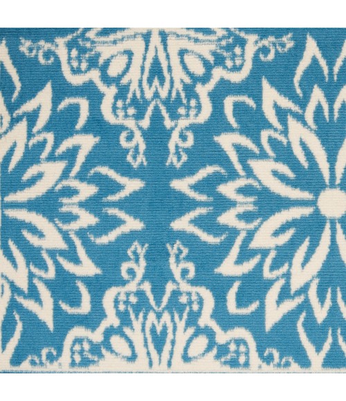 Nourison Jubilant Area Rug JUB06-Ivory/Blue