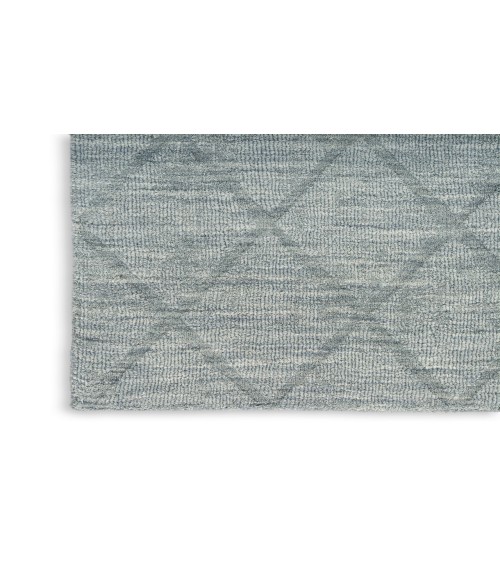 Nourison Wool Haven Blue WOH01 5 ft. 3 in. X 7 ft. 3 in. Rectangle Rug