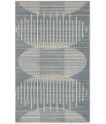 Nourison Astra Machine Washable Blue ASW03 2 ft. X 6 ft. Rectangle Rug