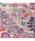 Nourison Passion Area Rug PSN20 Light Grey/Pink 5'3" x ROUND