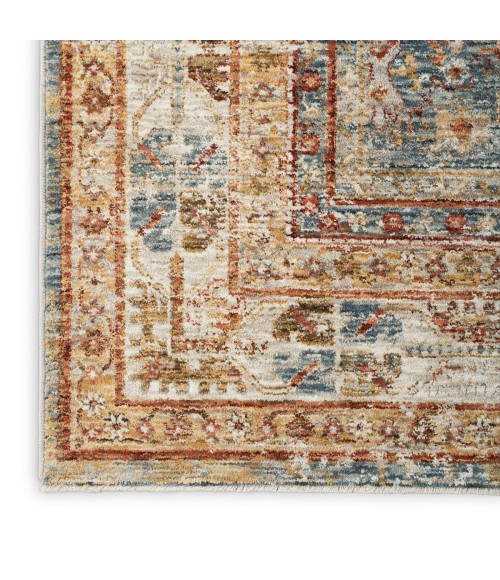 Nourison Sahar Blue SHR01 10 ft. Rect. Rug