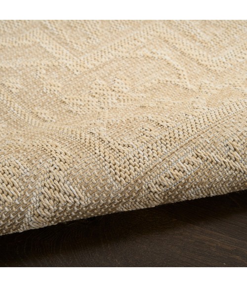 Nourison Tulum Cream TLM05 5 ft. 3 in. X 7 ft. Rect. Rug