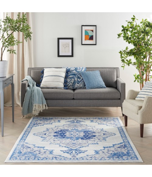 Nourison WHIMSICLE Area Rug Nourison Whimsicle Area Rug WHS14-Ivory Blue