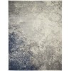 Nourison Passion - Psn10 Charcoal Ivory Area Rug 9 ft. X 12 ft. Rectangle