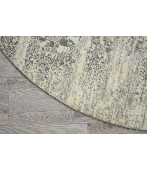 Nourison Twilight Round Area Rug TWI02 Ivory 8' Round