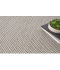 Nourison Courtyard Ivory/Charcoal COU01 4 ft. Square Rug
